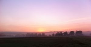 lever de soleil plaine de Ponchartrain, près des champs bio, SARL Renard, 78